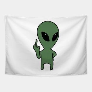 Fuck off Alien - We come in peace Tapestry