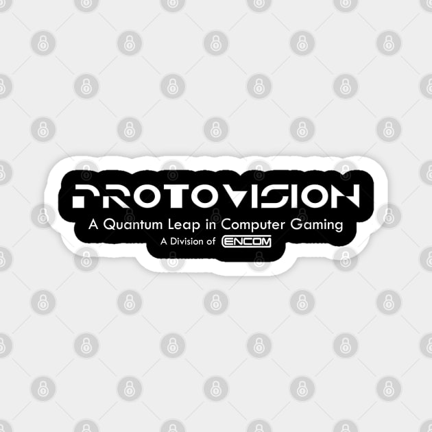 WarGames Protovision / Tron Encom Mashup Magnet by RetroZest