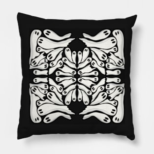 Ghosts Haunting Halloween Pillow