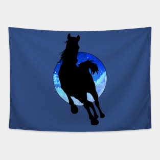 Stallion Silhouette Tapestry