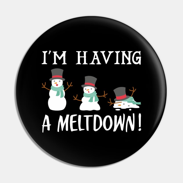 I'm Having A Meltdown Pin by LuckyFoxDesigns