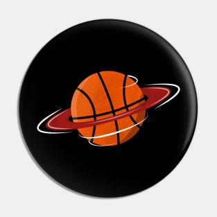 Basketball planet Pin