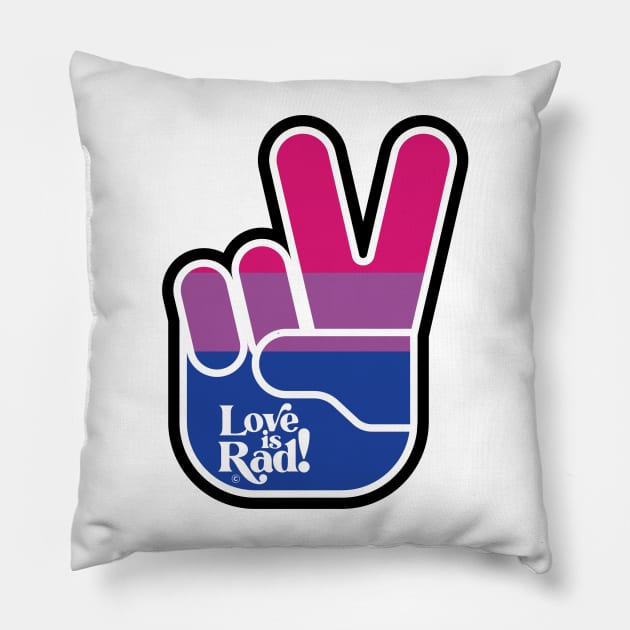 Love is Rad! | Peace Sign Pillow by Rad Love