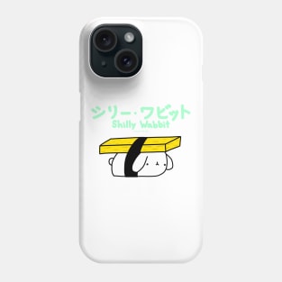 [Shilly Wabbit] Baby Lop Bunny Rabbit Dressing Up As A Tamago Nigiri Sushi Phone Case