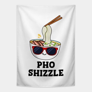 Pho Shizzle Cute Noodle Pun Tapestry