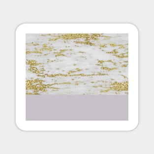 Faraldi gold marble and smokey lilac Magnet