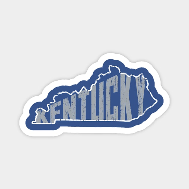 Kentucky Distressed Magnet by KentuckyYall