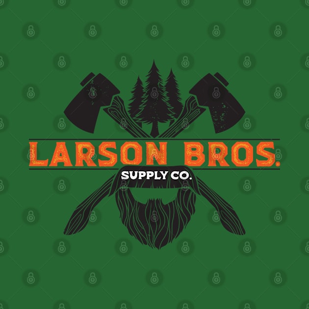 Larson Bros AxeBeard Logo - Black by LarsonBrosSupplyCo