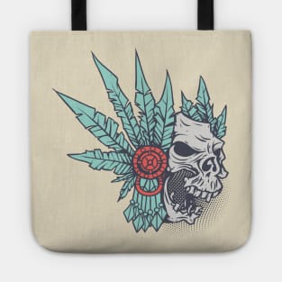 Zombie Outbreak Aztec Skull Warrior Tote