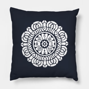 White Lotus Pillow