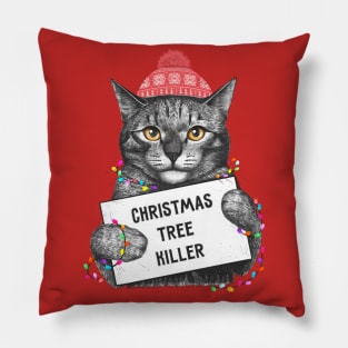 Christmas tree killer Pillow