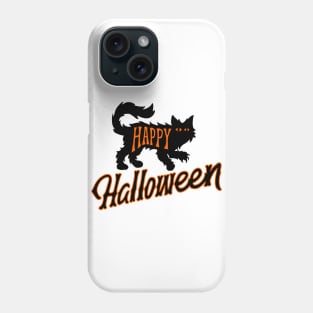 happy halloween cat Phone Case