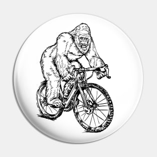 SEEMBO Gorilla Cycling Bicycle Bicycling Cyclist Biking Bike Pin