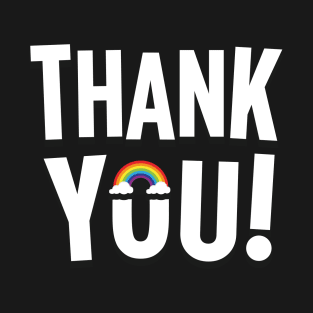 Thank You Key Worker Rainbow T-Shirt