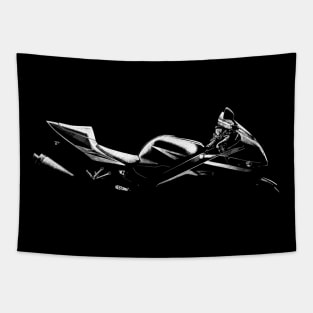 motorcycle Tapestry