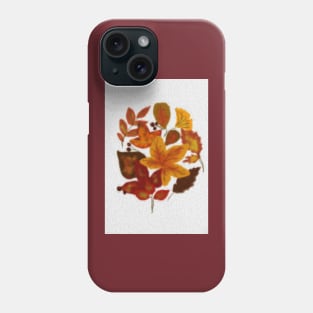 fall leaves composition. Phone Case