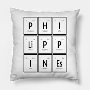 Philippines Table of Elements Pillow