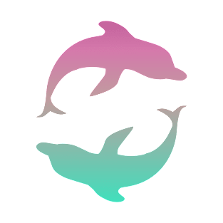 Ombre Dolphins T-Shirt