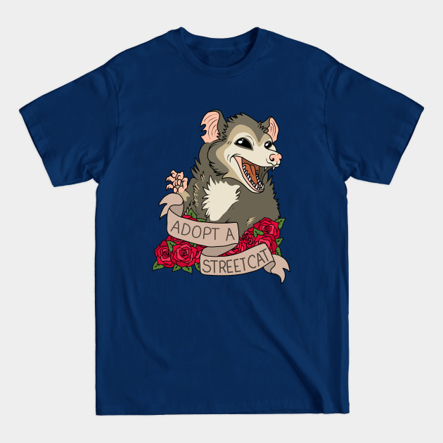 Possum - Adopt a street cat - Possum - T-Shirt