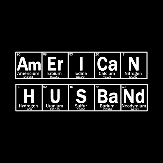 AMERICAN husband chemical letters by Context