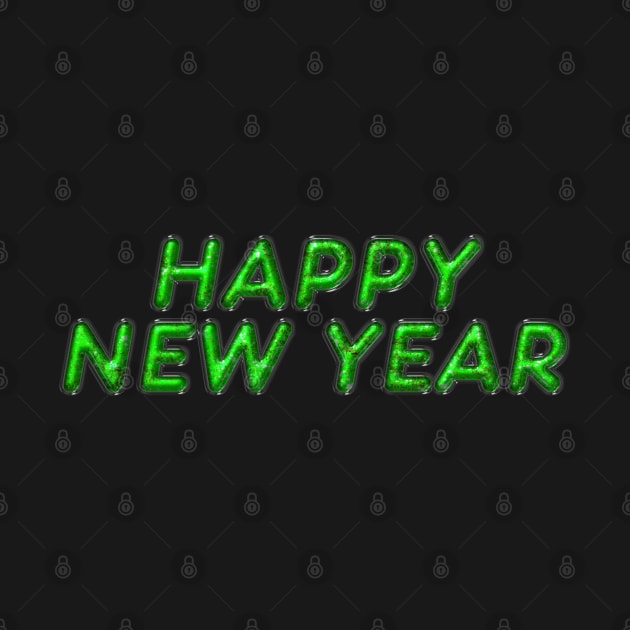 Happy New Year - Green by The Black Panther