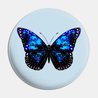 Blue butterfly Pin