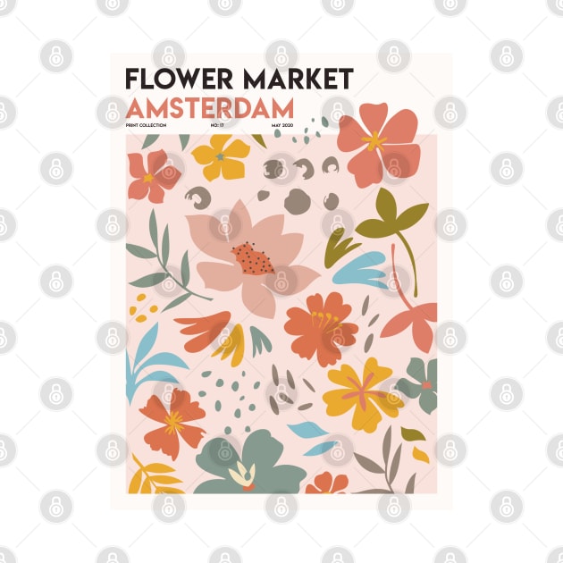 Flower Market Amsterdam Print Collection by VanillaArt