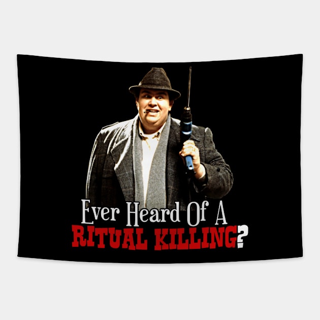 Uncle Buck Ritual Killing Tapestry by hauntedjack