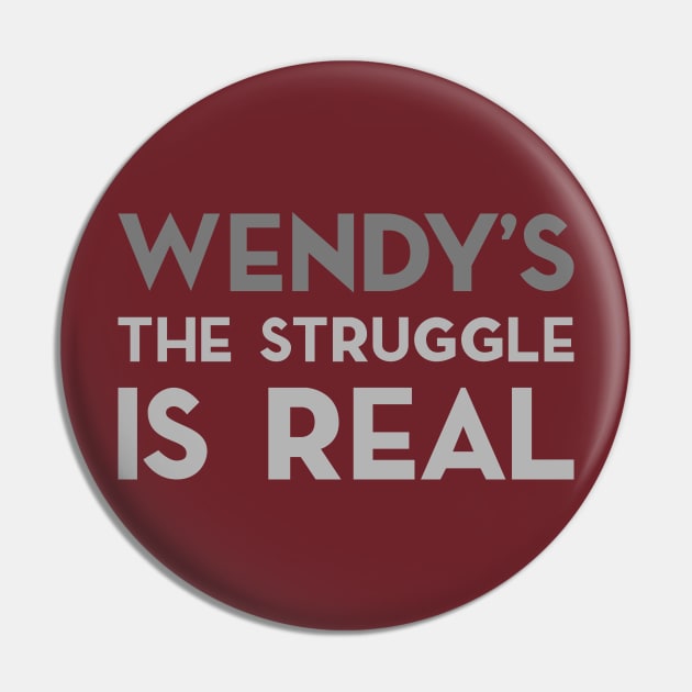 Wendy's T-Shirt Pin by Zelodonio