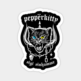 Pepperkitty eigi einhammr Magnet