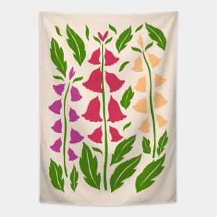 Foxglove Flowers Tapestry