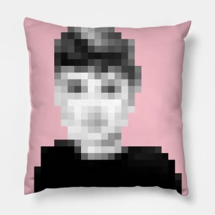 Audrey Hepburn Pixelart Design Pillow