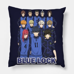 blue lock Pillow