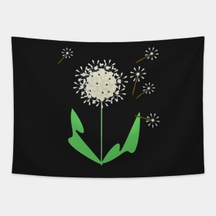 Dandelion Clock, plants and seeds. Tapestry