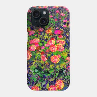 Trippy Multicolor Flower Garden Phone Case