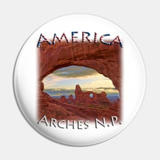 America - Utah - Arches National Park, Turret Arch Pin