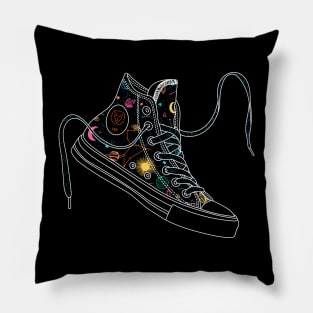 Leo high tops - Pastel &amp; black Pillow