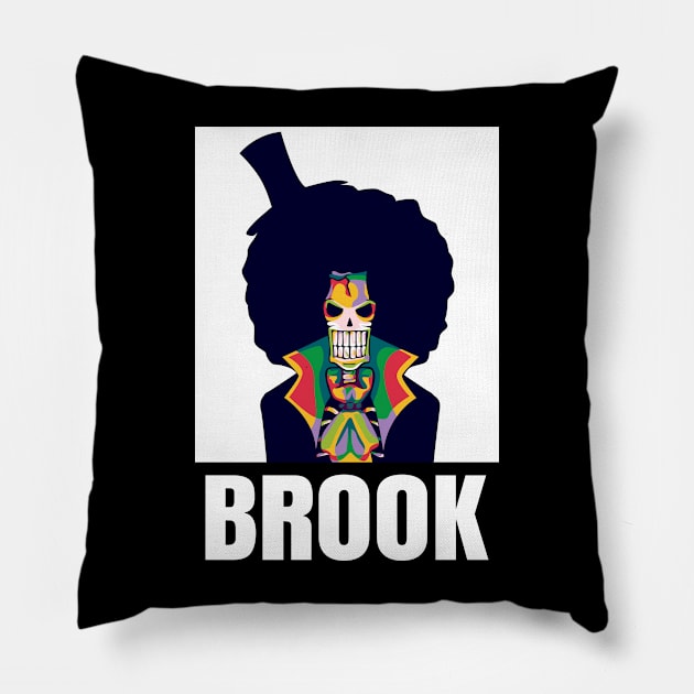 Colorful Brook Pillow by ipxi7_