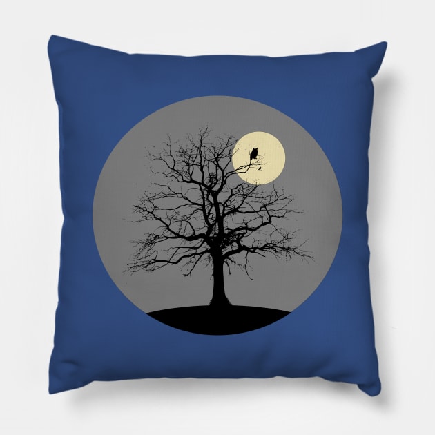 Night Owl Pillow by OneStopNerdShop