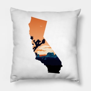 Joshua Tree National Park California Border Art Pillow