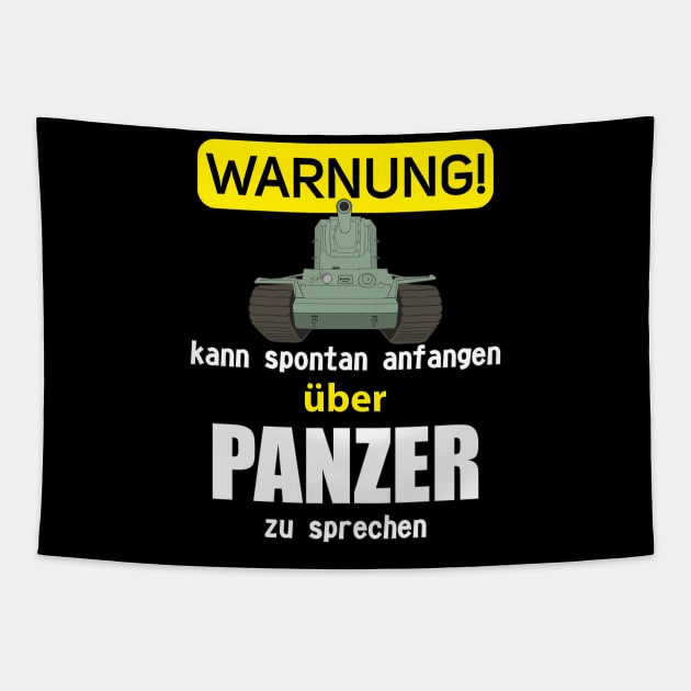 Warnung! Kann spontan anfangen über Panzer zu sprechen KV-2 Tapestry by FAawRay