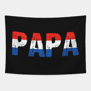 Netherlands Papa Dad Father Dutch Flag Tapestry