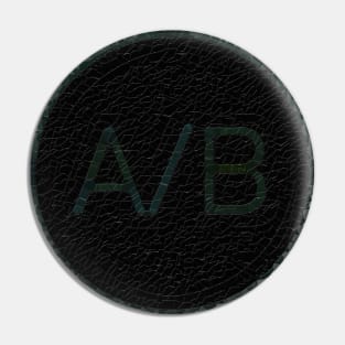 A/B Broken Logo Pin