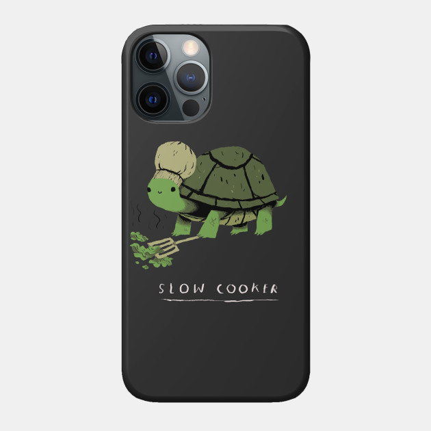 slow cooker turtle shirt - Turtle - Phone Case