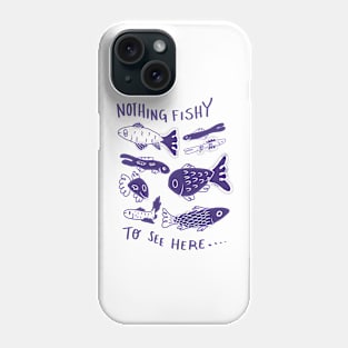 Purple fish Phone Case