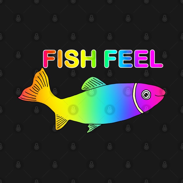 FISH FEEL - Animal Rights Message - Fish are Sentient Beings by VegShop