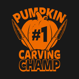 Halloween Pumpkin Carving Champion T-Shirt