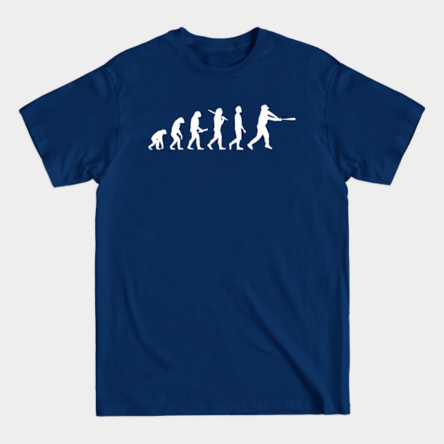 Disover Funny Baseball Evolution Gift For Baseball Players - Baseball - T-Shirt