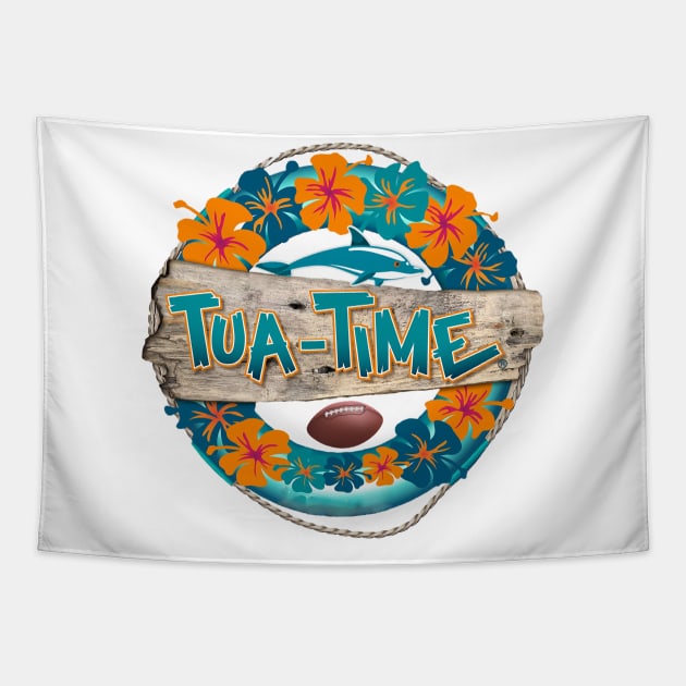 Tua Time Aloha Summer Tapestry by Car Boot Tees