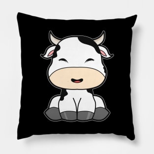 Cute Baby Cow Comic Pillow